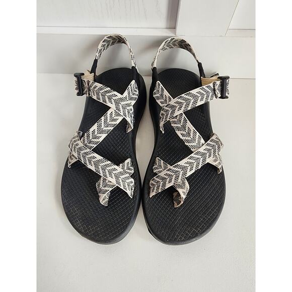 Chaco Women's Z/2 Adjustable Strap Classic Sport Arrow Black & White - Size 9 - Picture 2 of 8